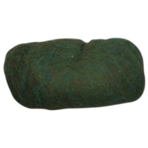 Laine Vierge, Mouchetée, Vert Pin, Toison, Sachet 50 G