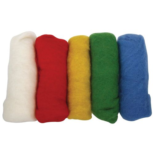 Laine Vierge, Multicolore, Toison, 5couleurs À 20g