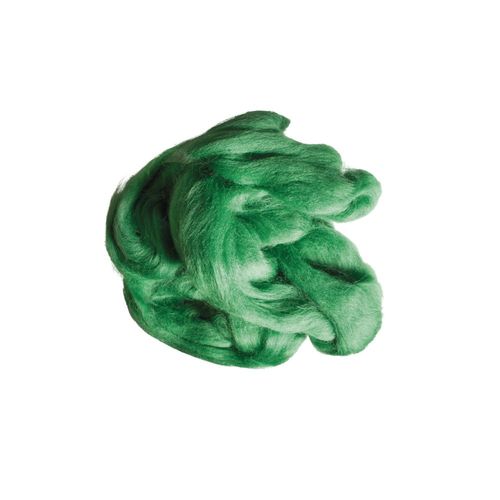 Laine Vierge, Vert Moyen, Sachet 50g