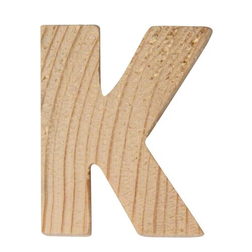 Lettres En Bois, 5x1cm, "K"