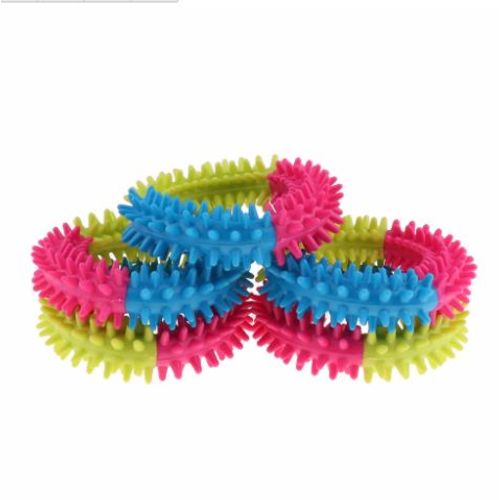 Anneau Épineux En Caoutchouc Tpr Jouet Pour Chien Anneau De Dentition En Caoutchouc Multi-Piquants