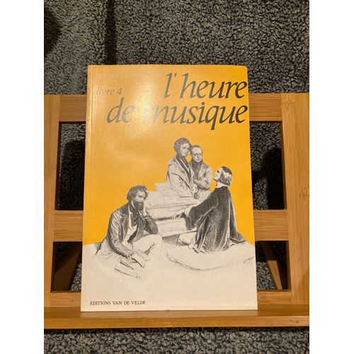 Marcel Corneloup L'heure De Musique Manuel Collège Éditions Van De Velde Livre 4