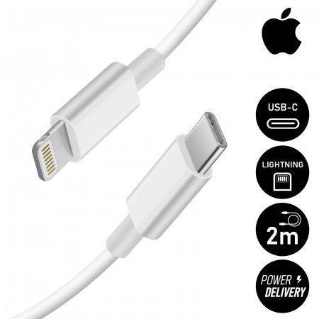 Apple - Câble d'origine Type C vers Lightning (version boite) - 2m