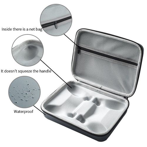Sac De Transport De Voyage Pour Manettes Ps5, Boîte Antichoc Portable, Sac De Rangement Eva Pour Manettes Dualsense