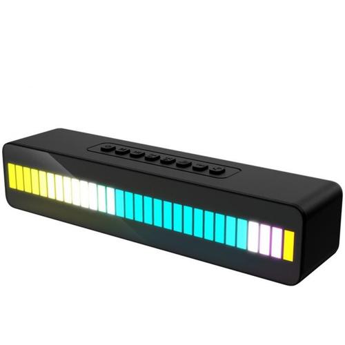 Bande Lumineuse Led Avec Haut-Parleur Bluetooth, Haut-Parleur Coloré, Éclairage De Musique, Avec Radio Rgb, Tws, Caisson De Basses Et Caisson De Basses