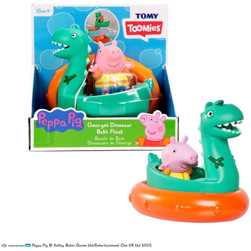 Tomy Peppa Pig George & Dino Bath Float Jouet De Bain} E73160 Rk13s4