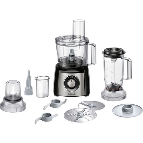 Bosch MultiTalent 3 MCM3501M - Robot multi-fonctions - 800 Watt - noir/inox brossé