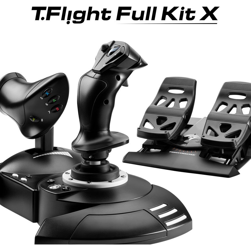 Thrustmaster T-Flight Full Kit X - Joystick, accélérateur et