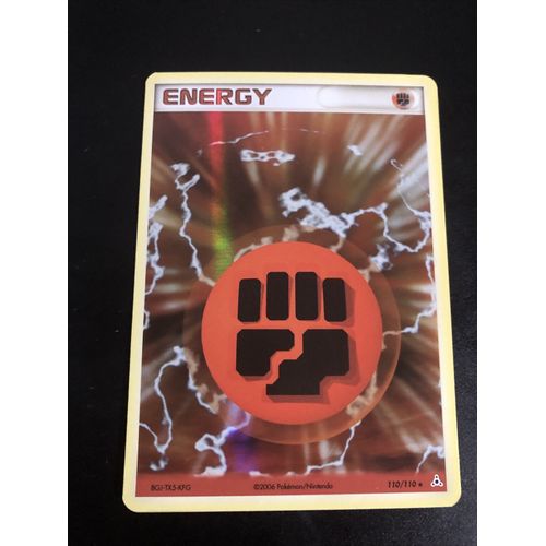 Carte Pokemon Énergie Combat 110/110 Holo Set Ex Fantômes Holon