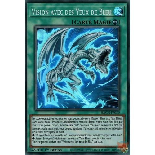 Yu Gi Oh Bach Fr050 Vision Avec Des Yeux De Bleu Super Rare