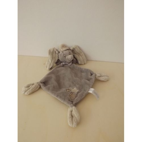 Doudou Éléphant Dumbo Gris Étoiles Disney