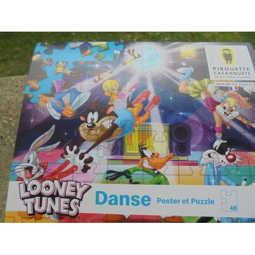 Poster Et Puzzle Looney Tunes Danse