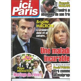 Ici Paris 24 05 2017 Brigitte Macron Mariage De Pippa Middleton