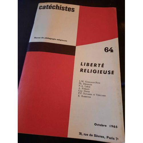 Catechistes Revue Pédagogique 64