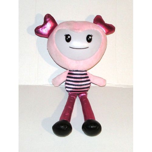 Peluche Brightlings Interactive Visage Lumineux - Poupée Rose Veilleuse Couleur Spin Master