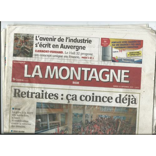 Journal La Montagne Centre France Riom 14/09/2019 La Compagnie Okidok, Marc Lavoine
