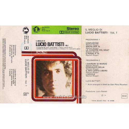 Il Miglio Di Lucio Battisti - Volume 1 - Cassette Audio