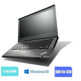LENOVO T430 14" Intel Core i5-3320M - 2.6 GHz - 4 Go RAM - 500 Go SSD - Windows 10 - N°150211