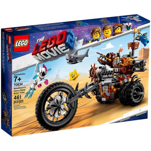 Lego The Lego Movie - Le Tricycle Motorisé En Métal De Barbe D'acier ! - 70834