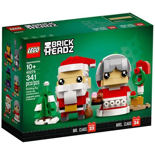 Lego Brickheadz - Le Père Et La Mère Noël - 40274
