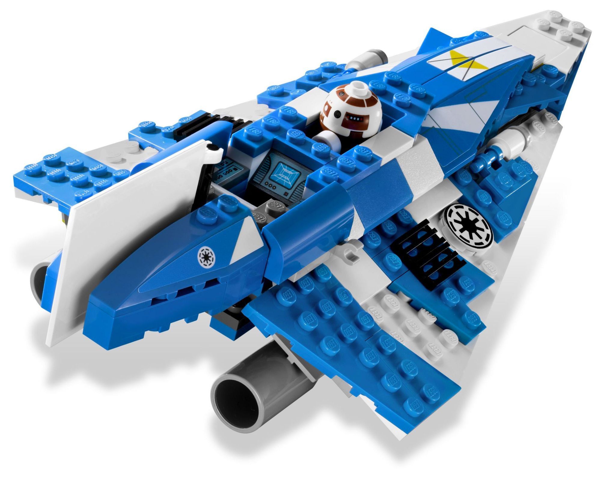 Lego Star Wars - Plo Koon's Jedi Starfighter - 8093 - 4
