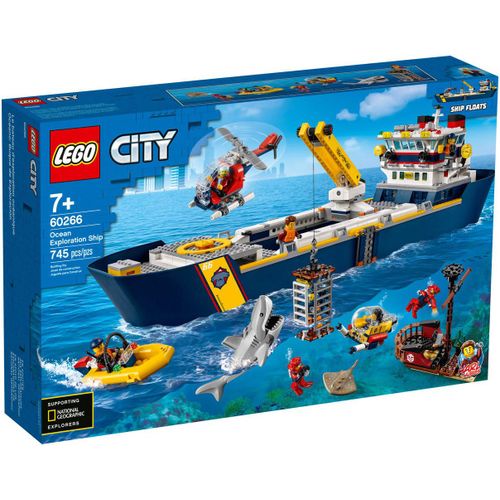 LEGO City - Le bateau d'exploration océanique - 60266