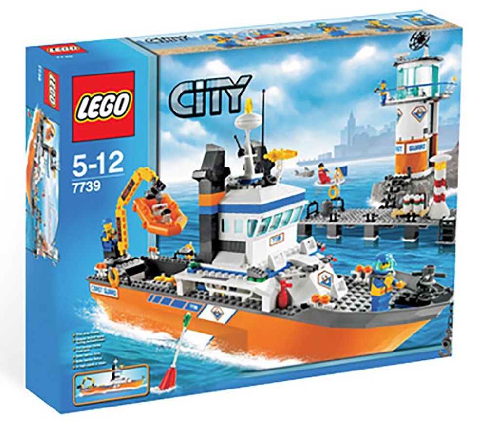 Lego City - Le Bateau Et La Tour De Contr�le Des Garde-C�tes - 7739