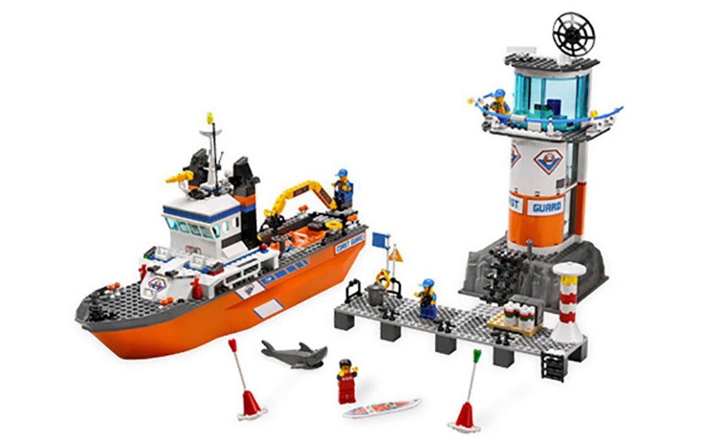 Lego City - Le Bateau Et La Tour De Contr�le Des Garde-C�tes - 7739 - 2