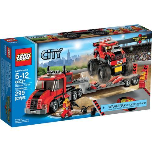 Lego City - Le Camion De Transport Du Monster Truck - 60027