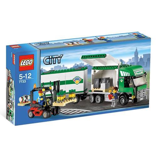 Lego City - Le Camion Et Son Chariot Élévateur - 7733