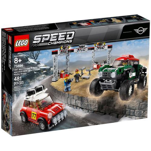 Lego Speed Champions - Mini Cooper S Rally 1967 Et Mini John Cooper Works Buggy 2018 - 75894