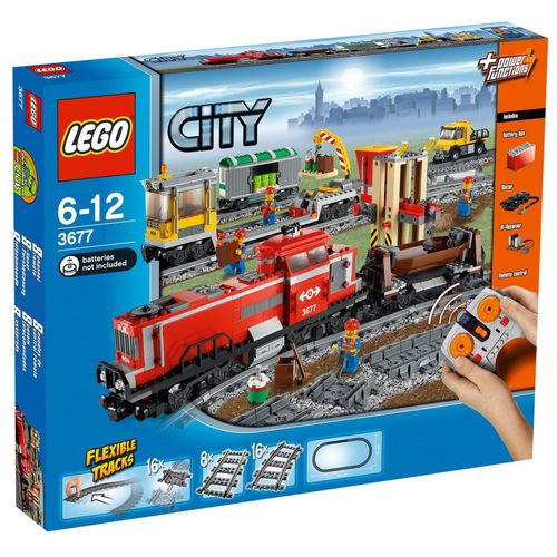 LEGO City - Train de marchandises rouge - 3677