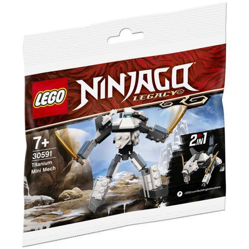 Lego Ninjago - Titanium Mini Mech 2 In 1 (Polybag) - 30591