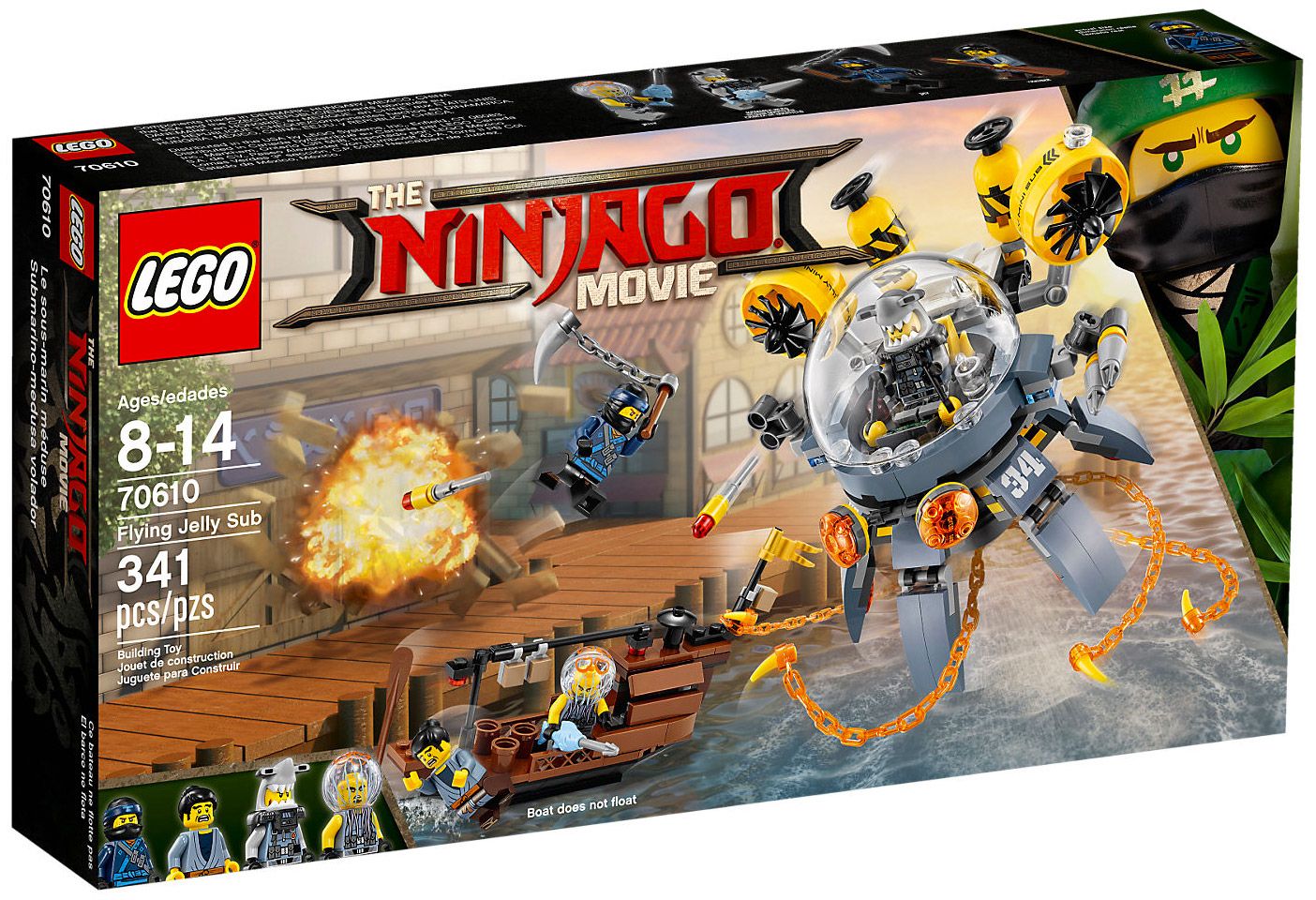 Lego Ninjago - Le Sous-Marin Méduse - 70610