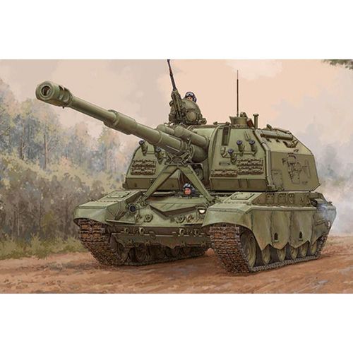 Maquette Char : Obusier Automoteur 2s19-M2-Trumpeter