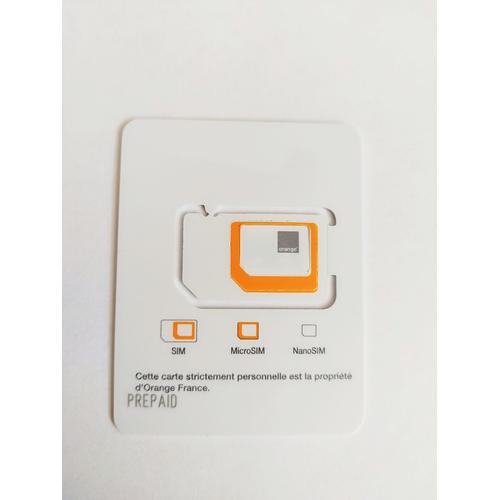 Lot de 15 cartes SIM Orange MOBICARTE - Carte-sim