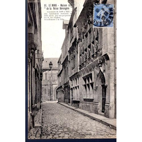 Carte Postale Du Mans (Sarthe) Maison Dite « De La Reine Bérangère »