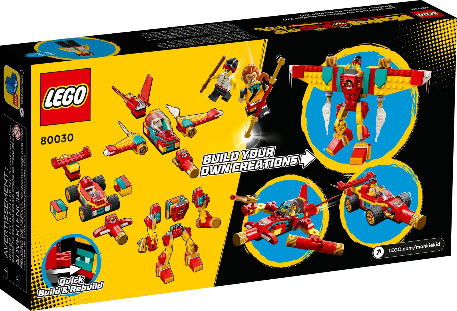 Lego Monkie Kid - Les Cr�ations Du B�ton De Monkie Kid - 80030 - 2