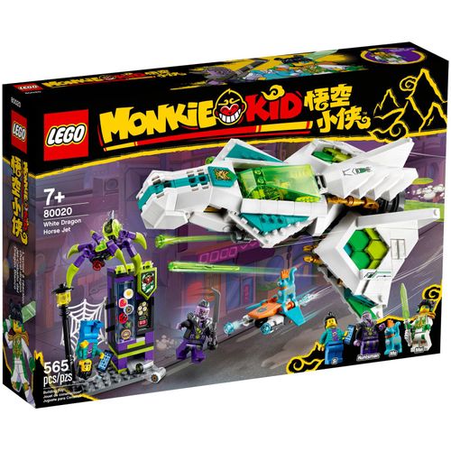 LEGO Monkie Kid - Le jet Cheval-Dragon blanc - 80020