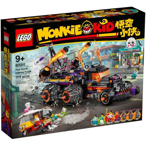 LEGO Monkie Kid - Le camion Inferno de Red Son - 80011