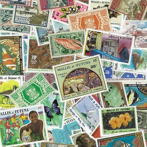 Collection De Timbres Wallis Et Futuna Oblitéré...