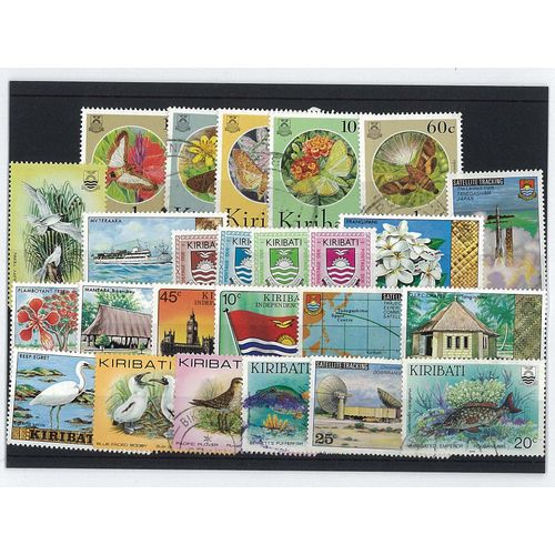 Collection De Timbres Kiribati Oblitérés : Qté ...