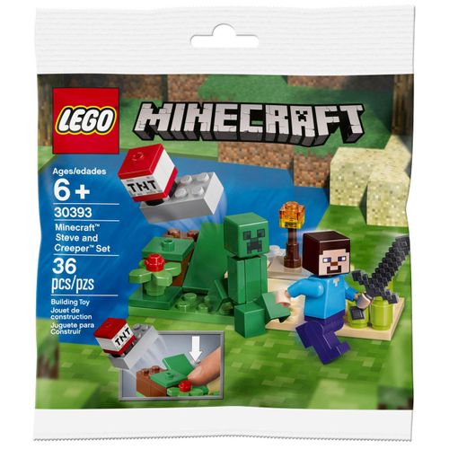 LEGO Minecraft - Minecraft Steve and Creeper Set (Polybag) - 30393