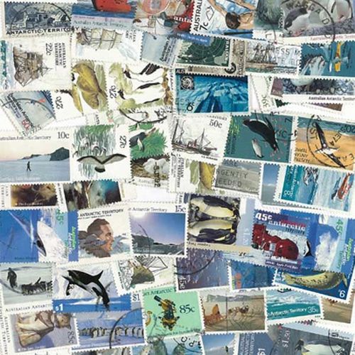 Collection De Timbres Australie Antarctique Obl...