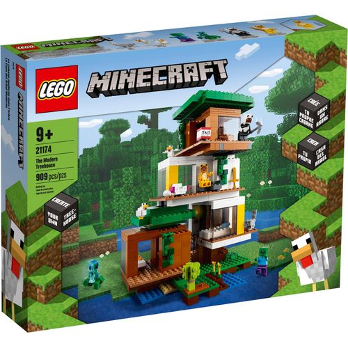 Lego Minecraft - La Cabane Moderne Dans L'arbre - 21174