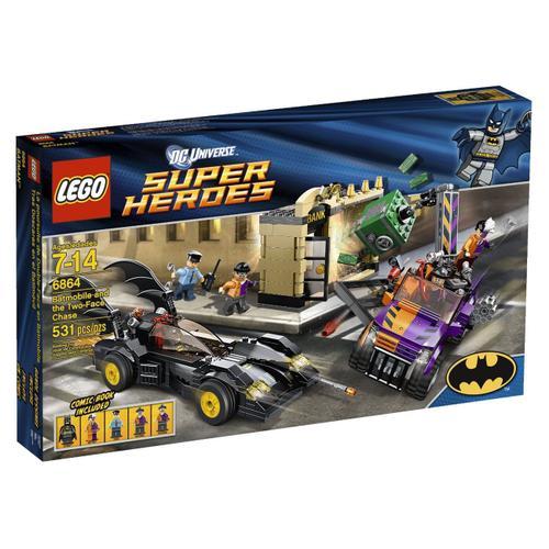 Lego Dc Comics - La Poursuite De Double-Face En Batmobile - 6864