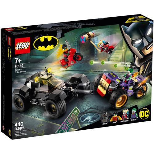 Lego Dc Comics - La Poursuite Du Joker En Moto À 3 Roues - 76159