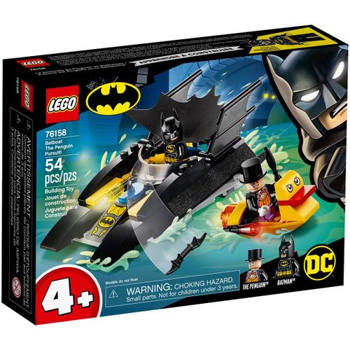 Lego Dc Comics - La Poursuite Du Pingouin En Batbateau - 76158