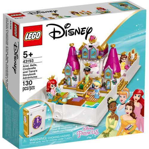 Lego Disney - Les Aventures D'ariel, Belle, Cendrillon Et Tiana Dans Un Livre De Contes - 43193
