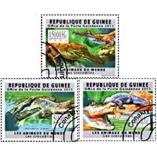 Timbres Thématiques Guinée N° 6082/6084 Oblitérés